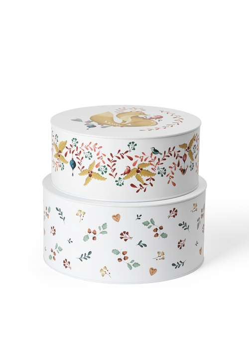 GC Cottage Storage Tin Ø20/Ø22 White