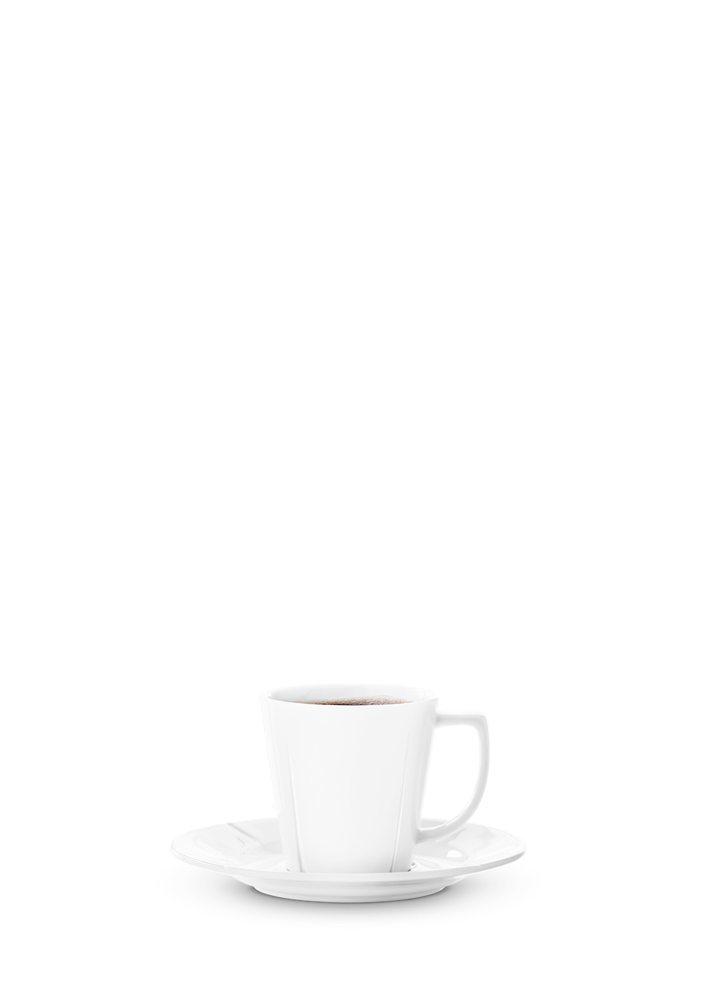 GC Coffee cup with matching saucer 26 cl white