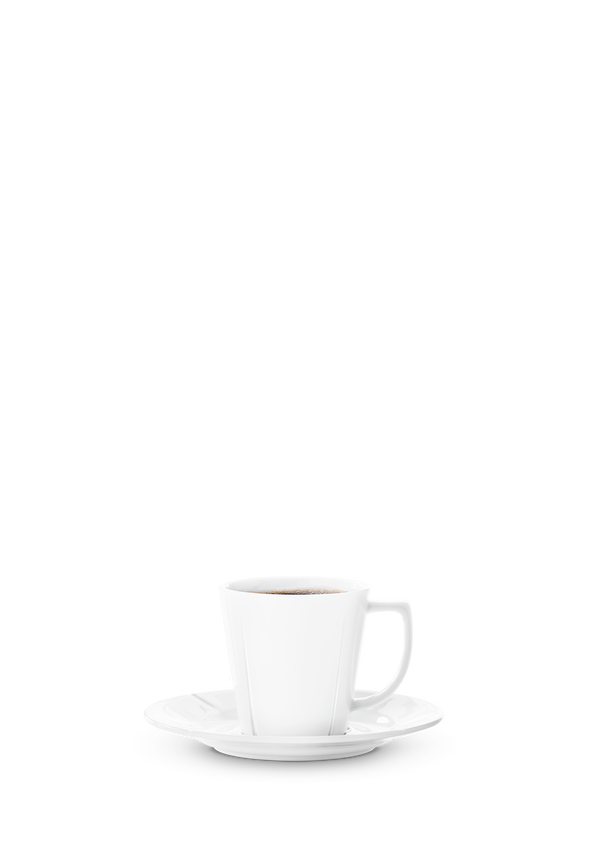 GC Coffee cup with matching saucer 26 cl white