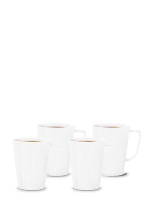 GC Mug 34 cl white 4 pcs.