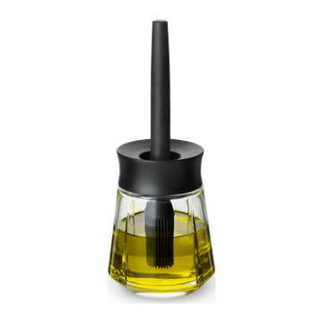 GC Marinade glass with brush 25 cl black