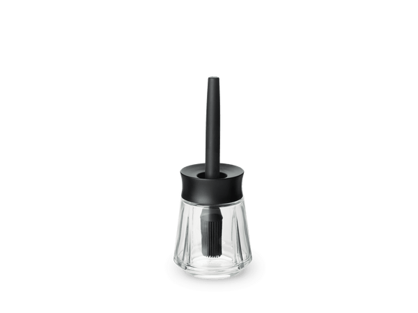 GC Marinade glass with brush 25 cl black