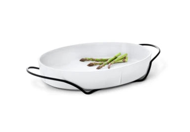 GC Holder for large oval dish Black