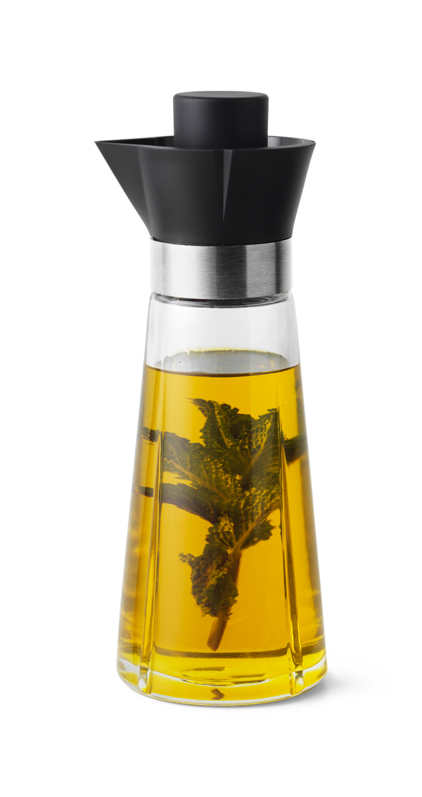 GC Oil and vinegar bottle H18.5 cm black/steel