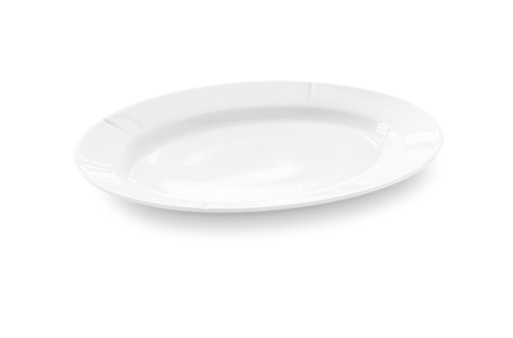 GC Oval plate 30x23 cm White