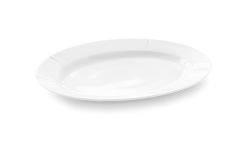 GC Oval plate 30x23 cm White