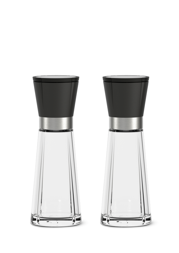 GC Salt and pepper set H20.5 cm black/steel 2 set