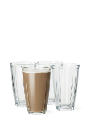 GC Soft Latte glass 48 cl clear 4 pcs.
