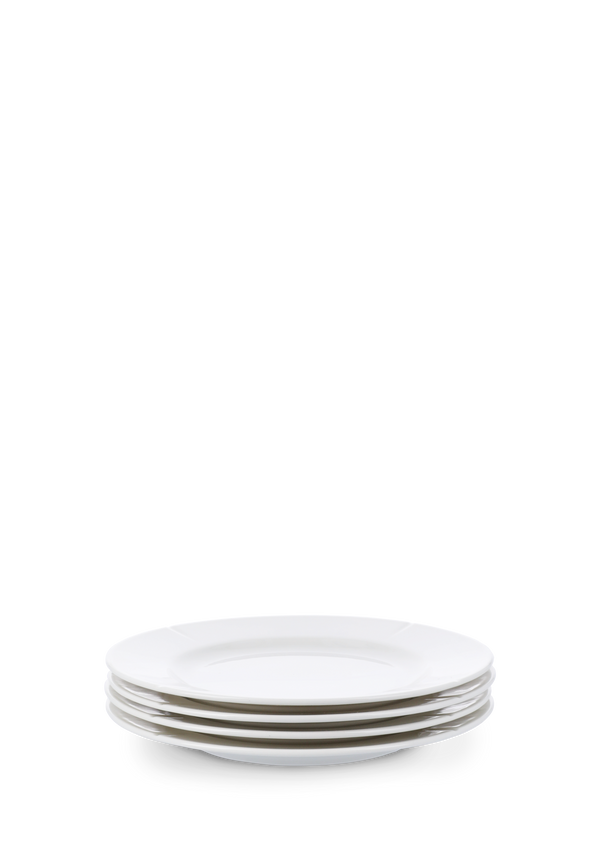 GC Plate Ø23 cm white 4 pcs.