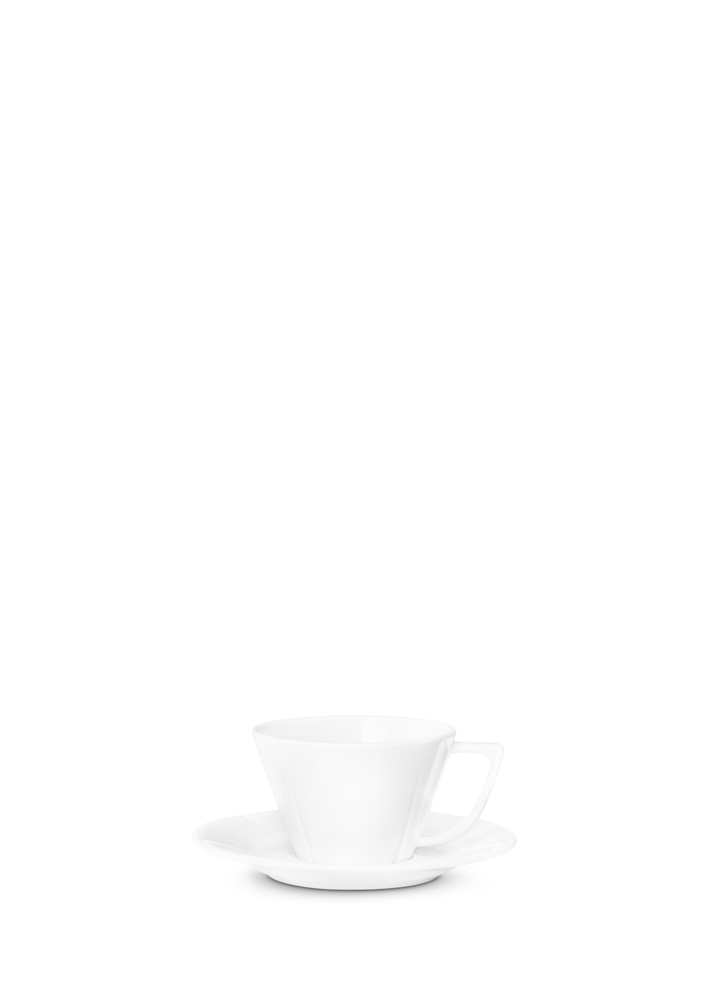GC Tea cup with saucer 28 cl White