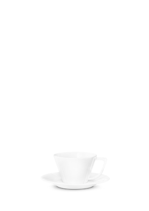 GC Tea cup with saucer 28 cl White