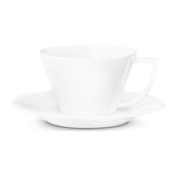GC Tea cup with saucer 28 cl White