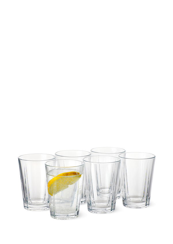 GC Tumbler 22 cl clear 6 pcs.