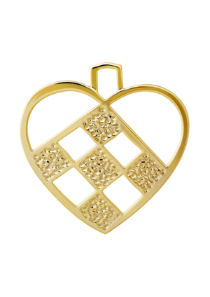 Karen Blixen Braided heart H12