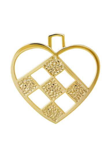 Karen Blixen Braided heart H12