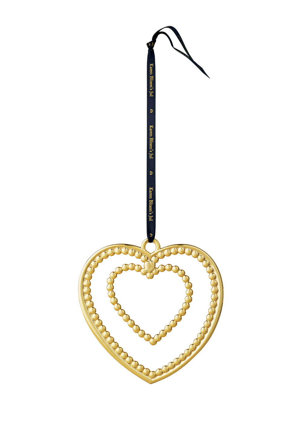 Karen Blixen Ball Heart H12 Gold Plated