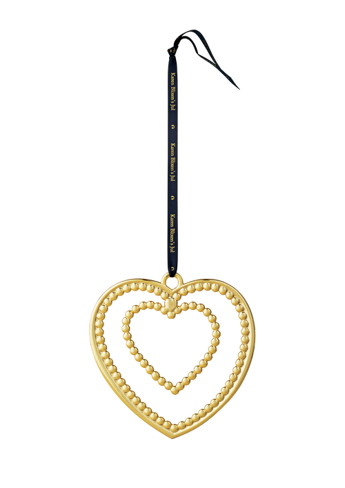 Karen Blixen Ball Heart H12 Gold Plated