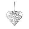 Karen Blixen Heart Pendant H25.6 Silver Plated