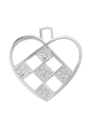 Karen Blixen Braided heart H12