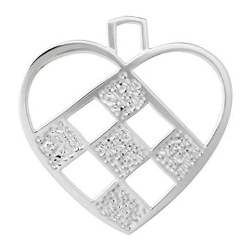 Karen Blixen Braided heart H12