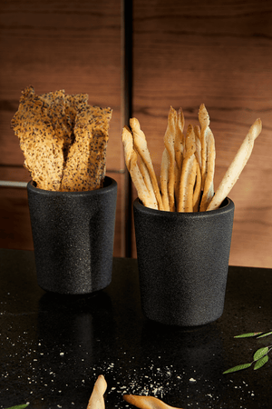 RÅ Utensil holder H15.5 cm black