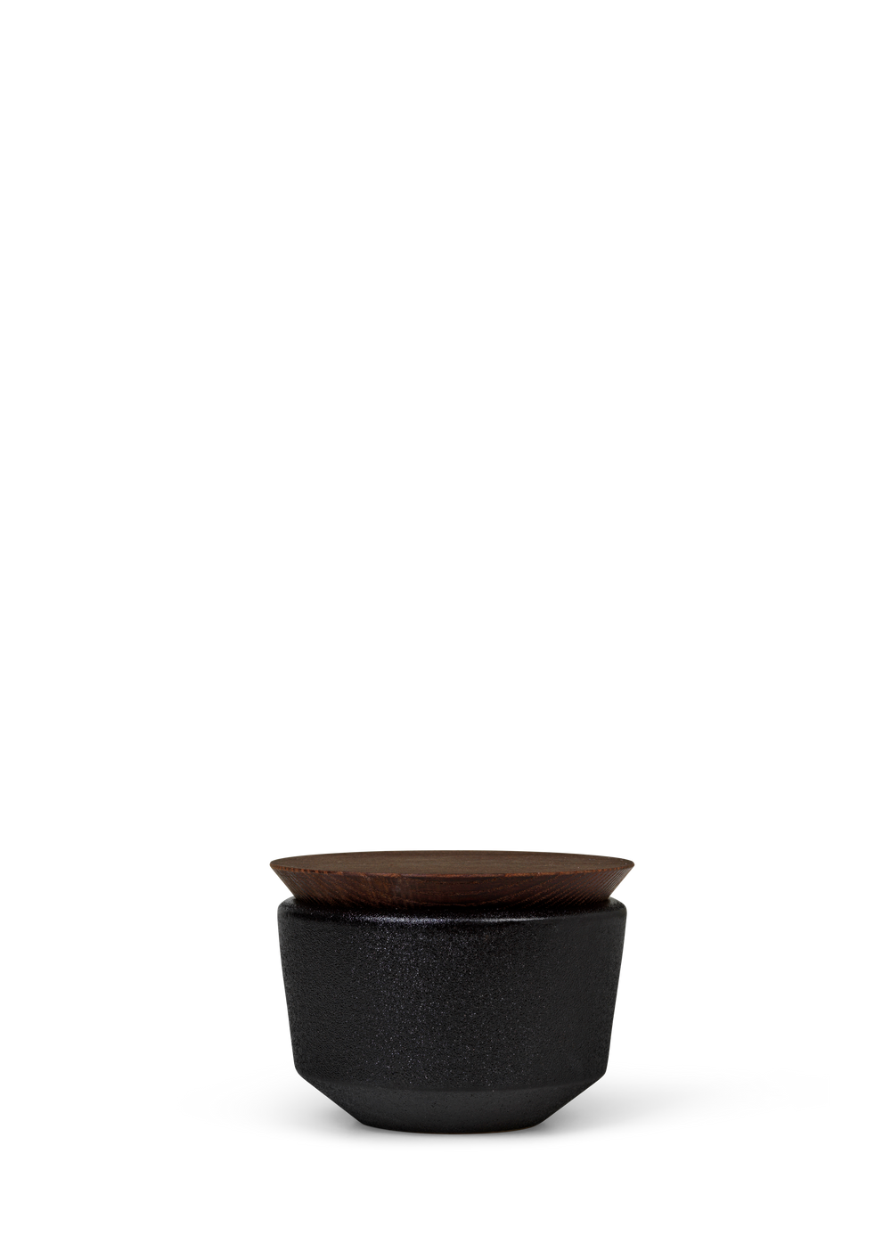 RÅ Salt Cellar w lid 15 cl black