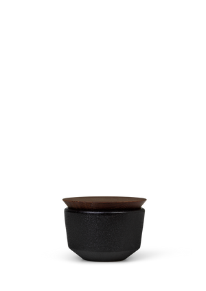 RÅ Salt Cellar w lid 15 cl black