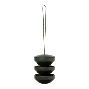 Recycled Birds Feeding station hanging H17,5 Green