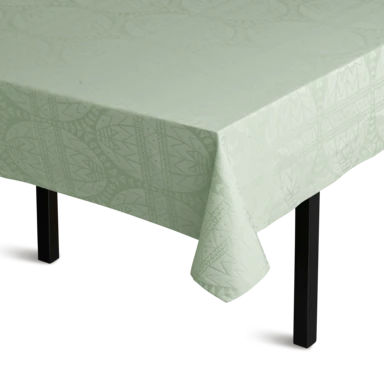 Rosendahl Textiles Easter Damask tablecloth 150x270 cm Green