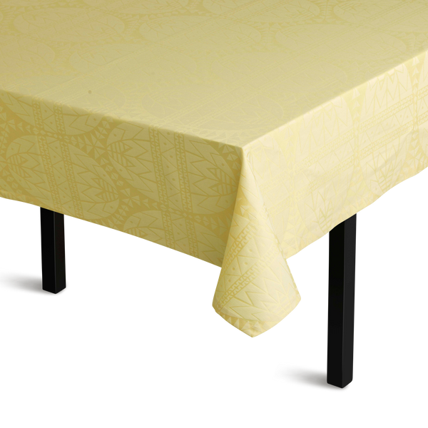 Rosendahl Textiles Easter Damask tablecloth 150x370 cm Yellow