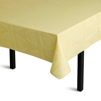 Rosendahl Textiles Easter Damask tablecloth 150x370 cm Yellow