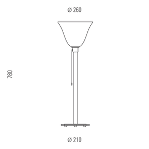 AD 30 Art Déco Floor Lamp