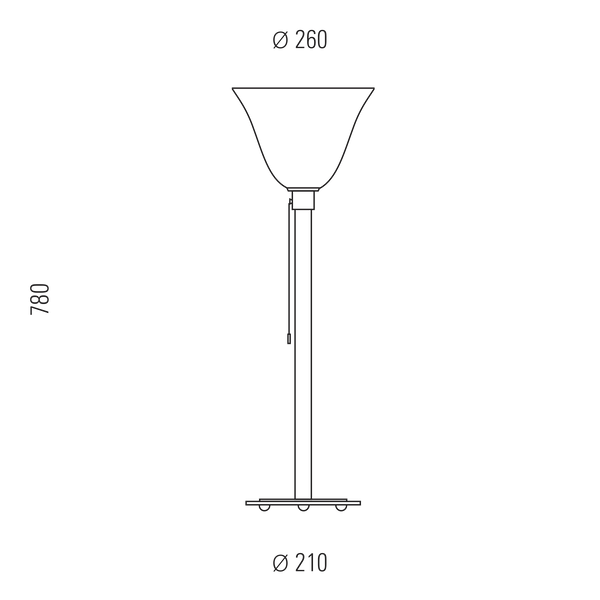 AD 30 Art Déco Floor Lamp