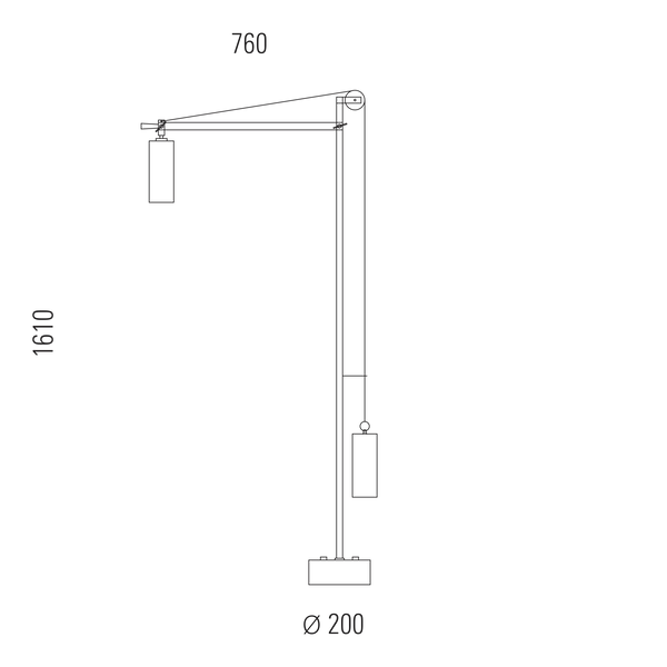 BH23 Bauhaus Floor Lamp