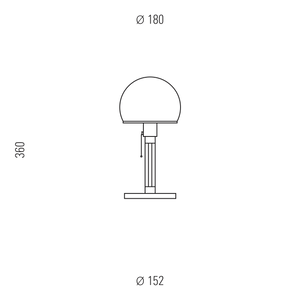 WG 24 Bauhaus Table Lamp