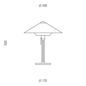 WG 28 Wagenfeld Table Lamp