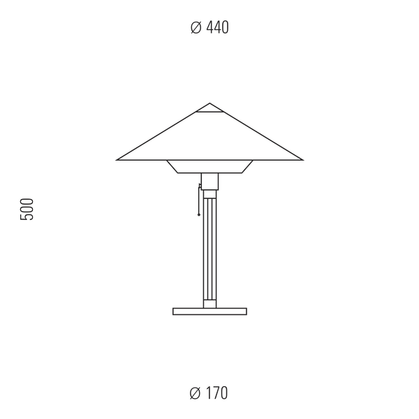 WG 28 Wagenfeld Table Lamp
