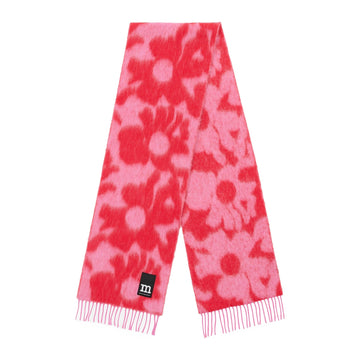 Marimekko Neljännes Lossi Scarf Red / Pink