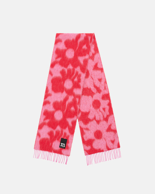 Marimekko Neljännes Lossi Scarf Red / Pink