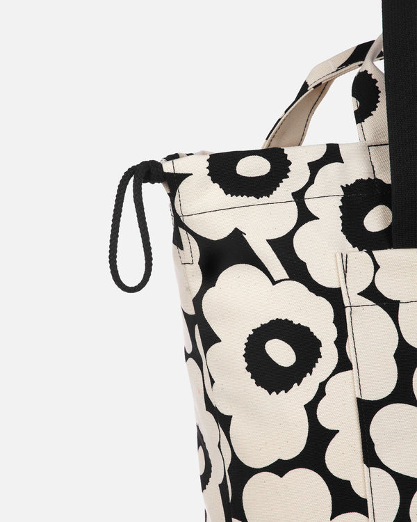 Marimekko Mono City Tote Unikko Off-White / Black