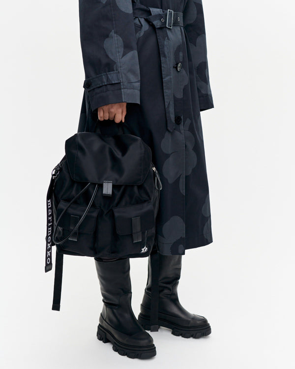 Marimekko Everything Backpack L Solid Backpack Black