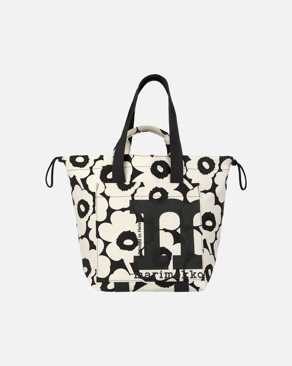 Marimekko Mono City Tote Unikko Off-White / Black