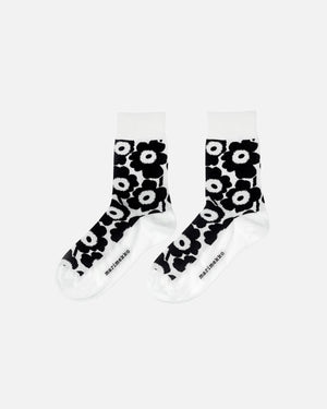 Marimekko Kirmailla Unikko Socks Black / White