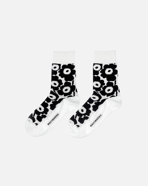 Marimekko Kirmailla Unikko Socks Black / White