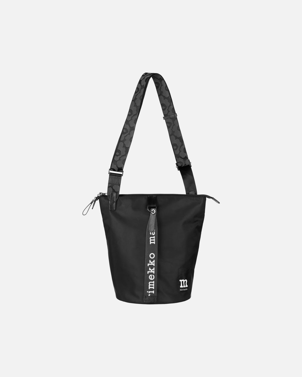 Marimekko All Day Bucket Solid Shoulder Bag Black