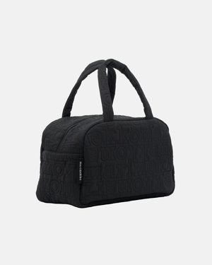 Marimekko Joy Duffel Logo Shoulder Bag Black