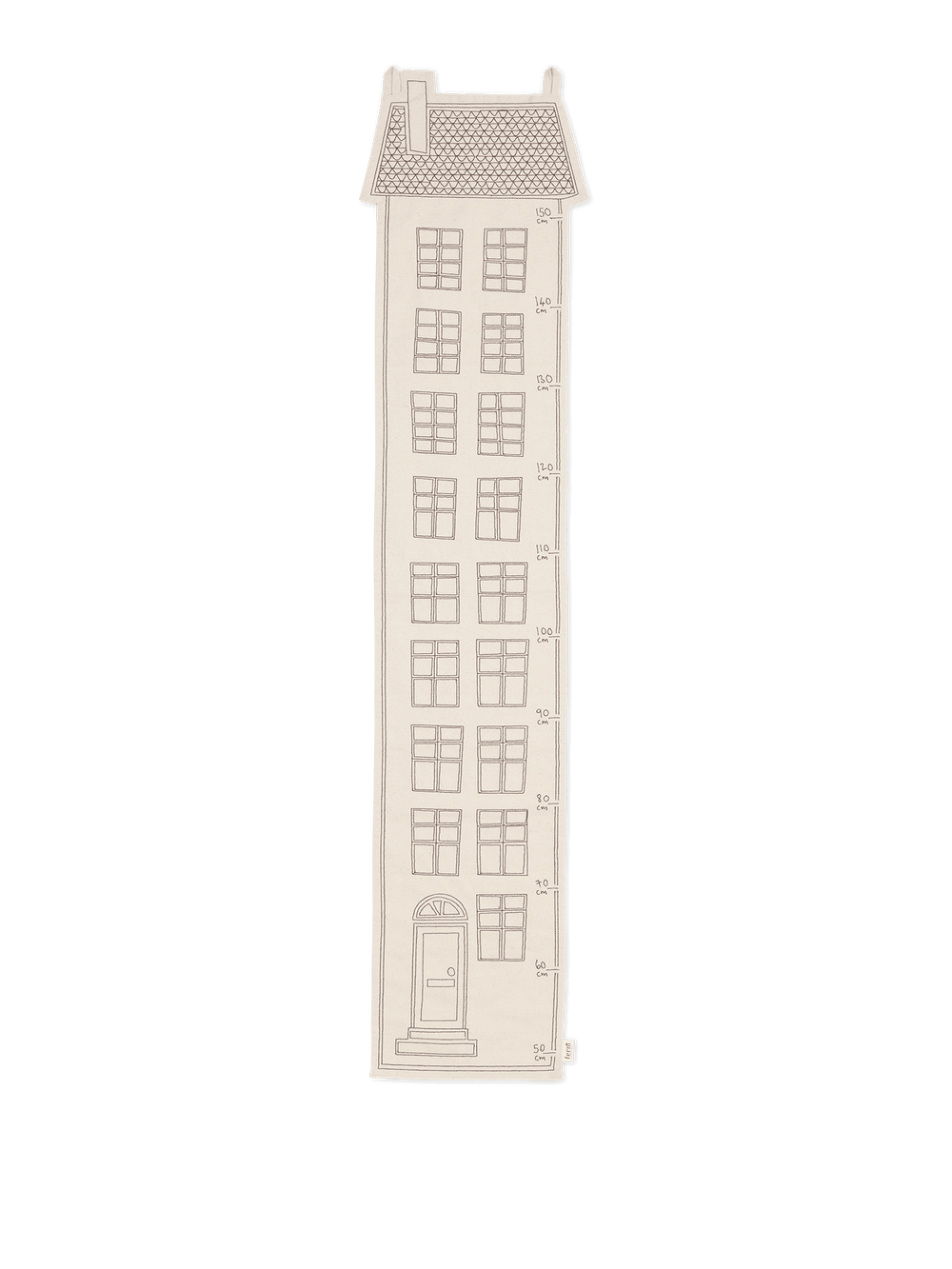 ferm LIVING Abode Growth Chart – Undyed Off-white