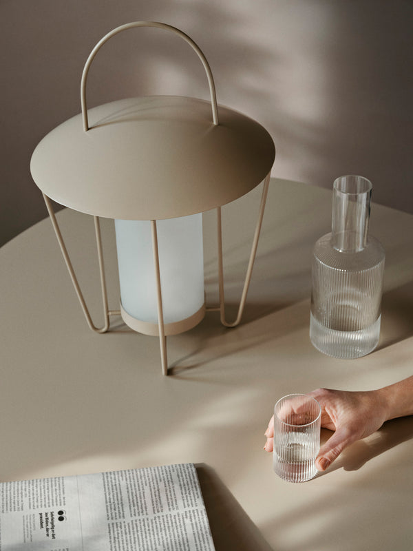 ferm LIVING Abri Lantern – Cashmere