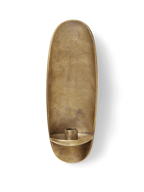 ferm LIVING Agapé Wall Candle Holder – Brass Finish