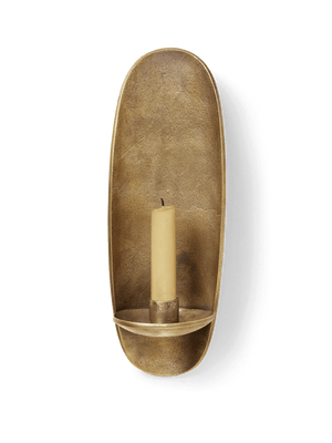 ferm LIVING Agapé Wall Candle Holder – Brass Finish